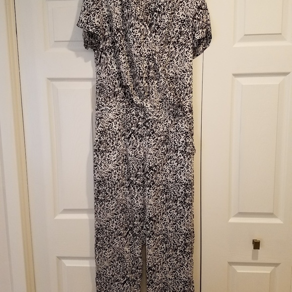 dkny jumpsuit white